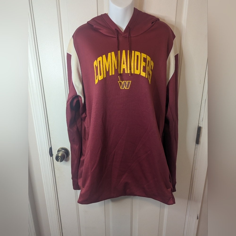 Nike Therma-Fit Washington Commanders Pullover NFL Red/Gold Hoodie, Size XXL
